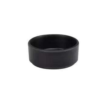 Cal-Mil Hudson - Black 6 Oz. Raised Rim Melamine Bowl