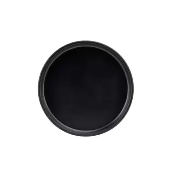 Cal-Mil Hudson - Black 6" Low Rim Melamine Plate