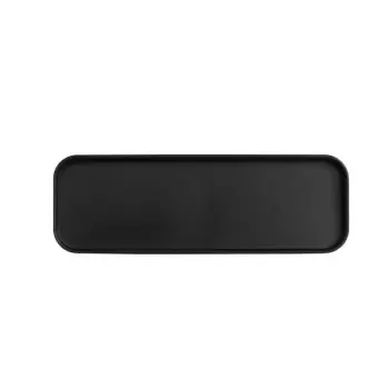 Cal-Mil Hudson 4 x 12 Black Melamine Tray