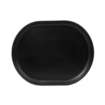 Cal-Mil Hudson - Black Oval Melamine Platter 14" x 11 1/4"