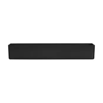 Cal-Mil Hudson 18 x 6 Rectangle Melamine Bowl - Black