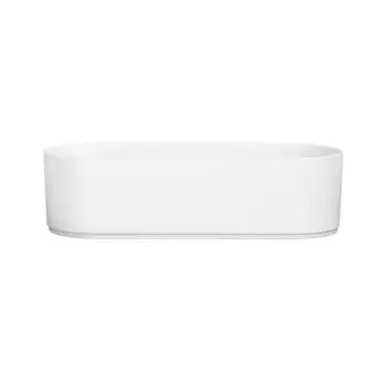 Cal-Mil Hudson 12 Qt. White Oval Melamine Bowl