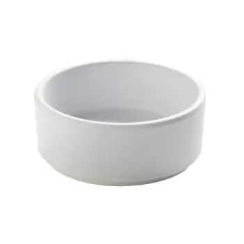 Cal-Mil Hudson - White 6 Oz. Raised Rim Melamine Bowl