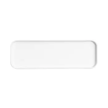 Cal-Mil Hudson 4 x 12 White Melamine Tray