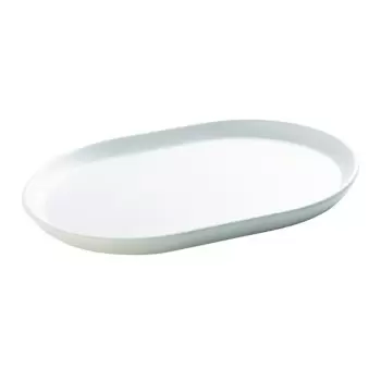 Cal-Mil Hudson - White Oval Melamine Platter 14" x 11 1/4"