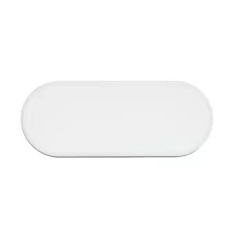 Cal-Mil Hudson 20 x 8 Oval Melamine Platter - White