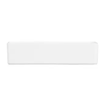 Cal-Mil Hudson 13 x 6 Rectangle Melamine Bowl - White