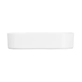 Cal-Mil Hudson 13 x 6 x 3 Oval Melamine Bowl - White