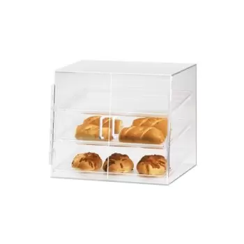 Cal-Mil Classic Three Tier Slanted Front Acrylic Display Case - 19" x 17" x 18"