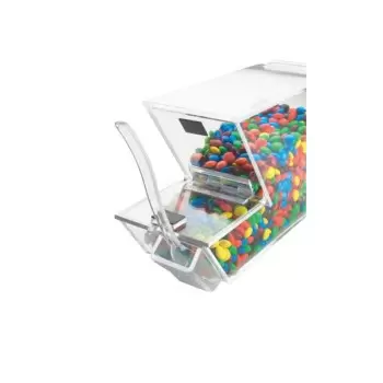 Cal-Mil Classic Acrylic Topping Dispenser Clear With Holster