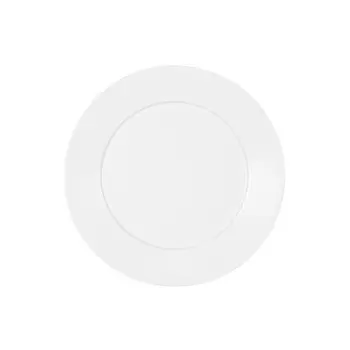 Cal-Mil Classic Rim White 9" Melamine Plate