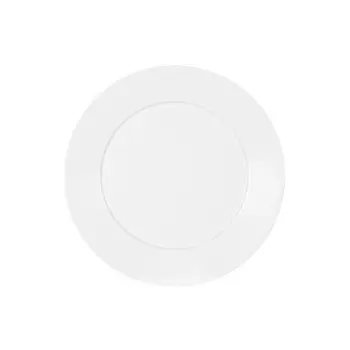 Cal-Mil Classic Rim White 7" Melamine Plate