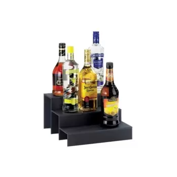 Cal-Mil Classic Graphite Acrylic Bottle Display - 12" x 13" x 6 3/4"