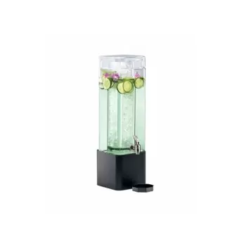 Cal-Mil Classic Square Beverage Dispenser With Ice Chamber