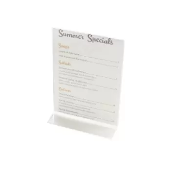 Cal-Mil Classic Upright Tabletop Cardholder 8 1/2" x 11"