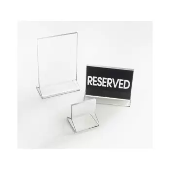 Cal-Mil Classic Standard Tabletop Cardholder - 2 1/4" x 2 1/4"