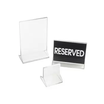 Cal-Mil Classic Standard Tabletop Cardholder - 4 1/4" x 5 1/2"