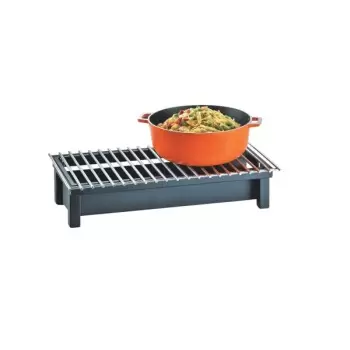Cal-Mil One By One Black Chafer Griddle - 22" x 12" x 4"