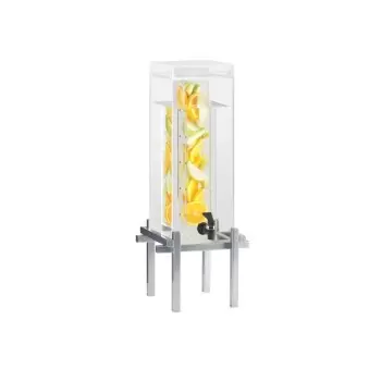 Cal-Mil One By One Silver 5 Gallon Beverage Dispenser With Infusion Chamber