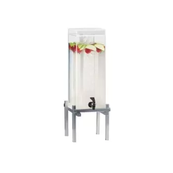 Cal-Mil One By One Silver 3 Gallon Beverage Dispenser With Ice Chamber