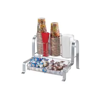 Cal-Mil Soho Silver Condiment Organizer - 15 3/4" x 11 3/4" x 12"