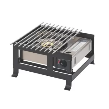 Cal-Mil Soho Black Steel Butane Burner Frame - 14" x 13 3/4" x 7 1/4"