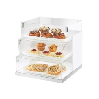 Cal-Mil Luxe Three Tier Bakery Display Case - 19" x 20" x 19"