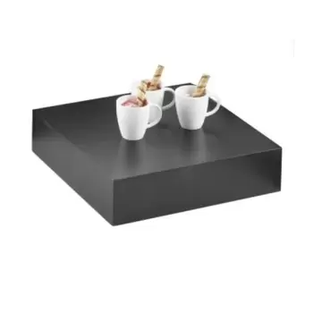 Cal-Mil Midnight Bamboo 12" x 3" Square Riser Display