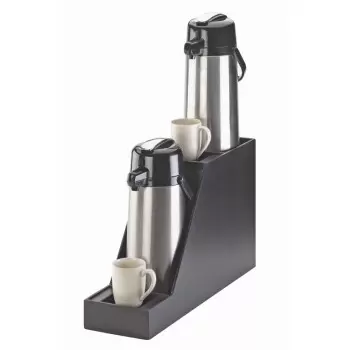 Cal-Mil Midnight Bamboo Dual Airpot Display