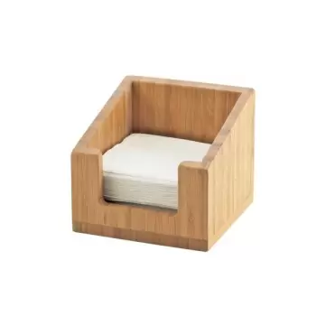Cal-Mil Bamboo 5 1/4" x 5 1/4" x 4 11/16" Napkin Holder