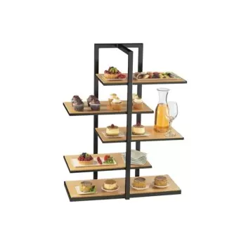 Cal-Mil Bamboo Multi - Level Shelf Display - 28 1/2" x 13 1/2" x 36 1/2"
