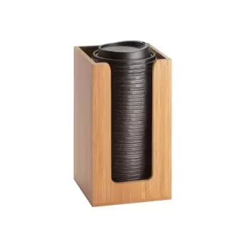 Cal-Mil Bamboo Single Countertop Cup and Lid Organizer