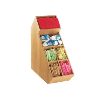 Cal-Mil Bamboo Stir Stick And Condiment Organizer