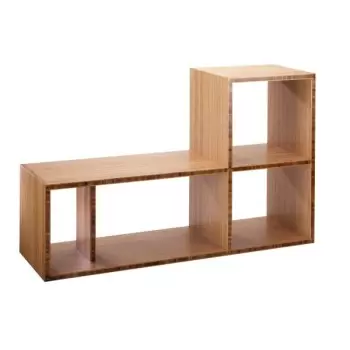 Cal-Mil Bamboo Library Riser Display - 38" x 12" x 24"