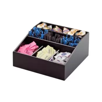 Cal-Mil Midnight Bamboo Multi - Section Condiment Organizer
