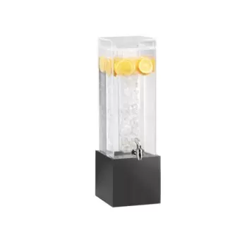 Cal-Mil Midnight Bamboo 3 Gallon Beverage Dispenser With Ice Chamber