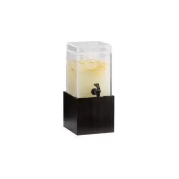 Cal-Mil Midnight Bamboo 1.5 Gallon Beverage Dispenser With Ice Chamber
