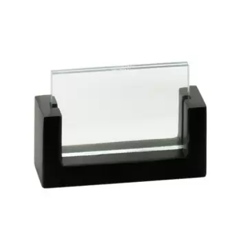 Cal-Mil Midnight Bamboo U - Frame 3 1/2" x 2" Cardholder
