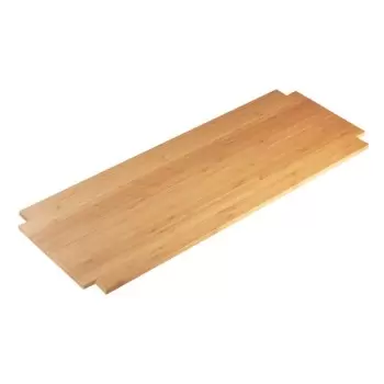 Cal-Mil Bamboo 12" x 32" Rectangular Riser Display Shelf