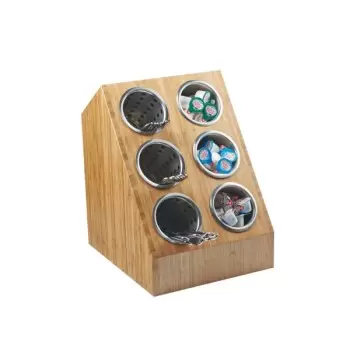Cal-Mil Bamboo Compartment Spacesaver