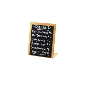 Cal-Mil Bamboo 8 1/2" x 11" Sign Holder