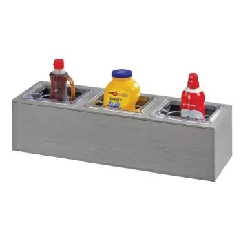 Cal-Mil Ashwood Action Station - 1/6 Size Pan Unit - 11 3/4" x 7 1/2" x 6 1/4"
