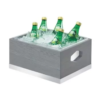 Cal-Mil Ashwood Ice Housing With Clear Pan 10" x 12"