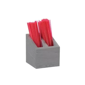 Cal-Mil Ashwood 2 Section Stir Stick Organizer