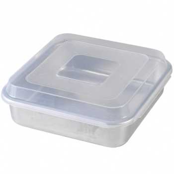 Nordic Ware 45803 Nordic Ware 9” Square Cake Pan with Lid - 45803 Square Cake Pans