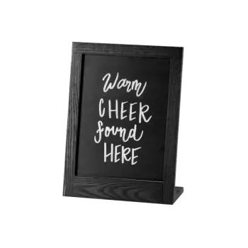 Cal-Mil Cinderwood 8 1/2" x 11" Chalkboard Sign