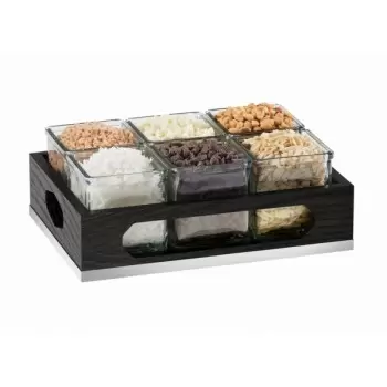 Cal-Mil Cinderwood 6 Jar Display
