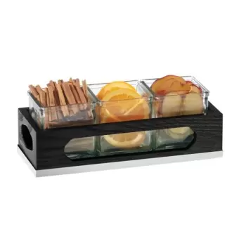 Cal-Mil Cinderwood 3 Jar Display