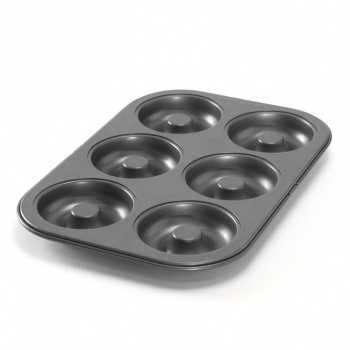 De Buyer Nonstick Donut Pan 6 cavity