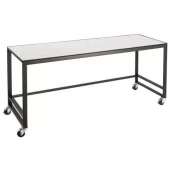 Cal-Mil Monterey 72" x 24" x 34" White Merchandising Table